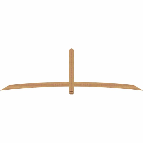 Ekena Millwork Bellingham Timber Gable Bracket, Western Red Cedar, 108"W x 31 1/2"H x 1 1/2"D x 3 1/2"F, 7/12 Pitch GBW108X31X0204BEL00SWR - main